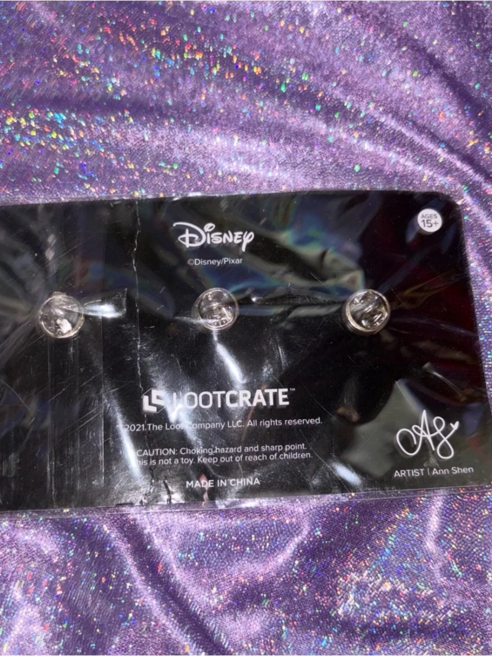 Pixar Pin Set